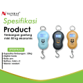 Foto Timbangan Gantung Mini 50kg Ekonomis Nankai sudut 1 - InfoBroiler