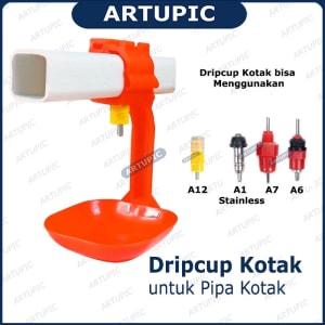 Foto Drip Cup Mangkok Nipple Pipa Kotak Persegi - InfoBroiler
