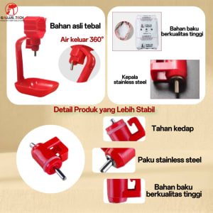 Foto Lintu-A9 Cup Drinker Ayam Broiler Paket Grosir untuk Reseller dan Peternakan|1000PCS|3/4 INCI Bisa Request Warna - InfoBroiler