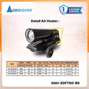 Foto Diesel Air Heater 220-240V, 60KW, 340W Pemanas Kandang Ayam - InfoBroiler
