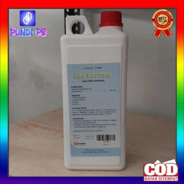 Foto NIO MEDITRIL 1LITER Medion Obat CRD Kompleks sudut 3 - InfoBroiler