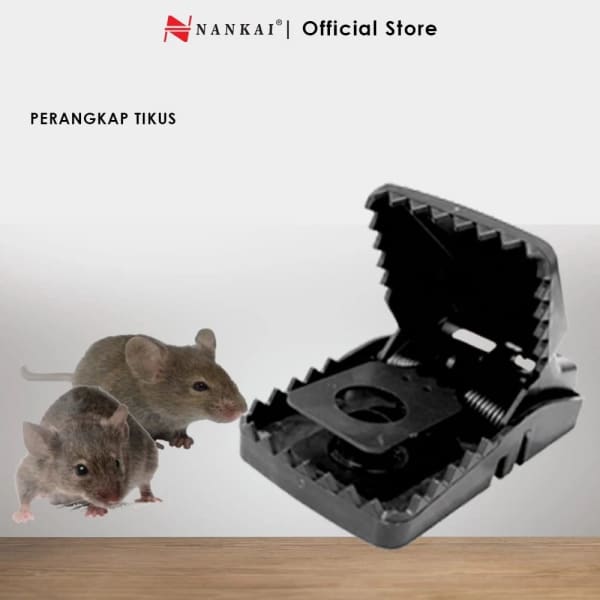 Foto Perangkap Tikus / Jepitan Tikus Nankai sudut 1 - InfoBroiler