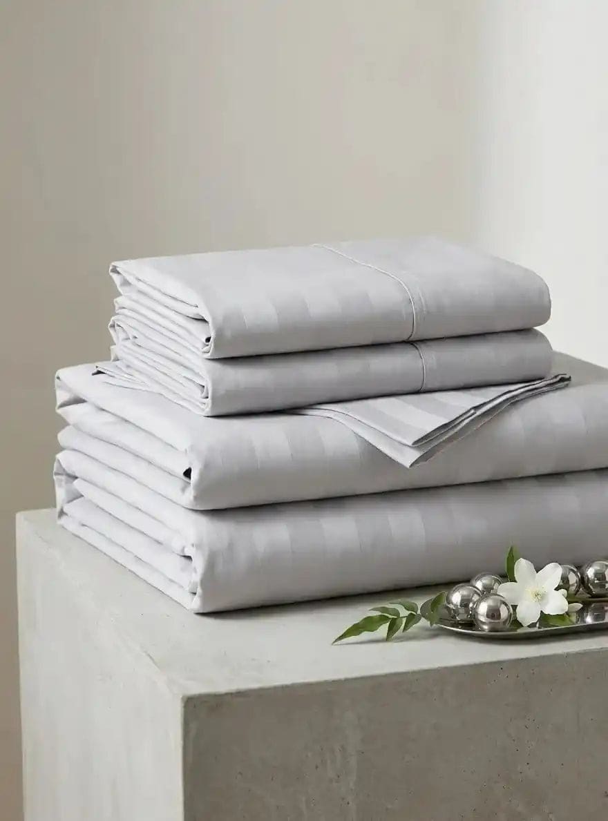 Plain Grey-Bedsheet