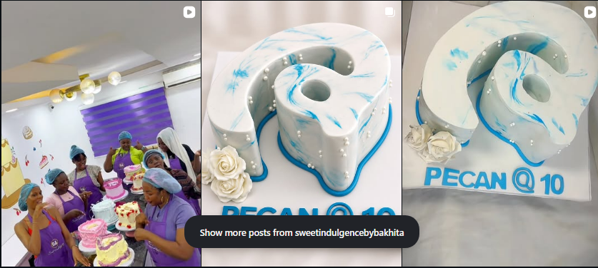 Wedding cake by Sweet Indulgence by Bakhita Lagos