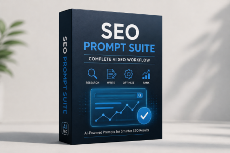SEO Prompt Suite — Complete AI SEO Workflow — speed up your keyword research with 4 AI prompts