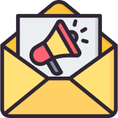 An Envelope With A Home Megaphone Inside.