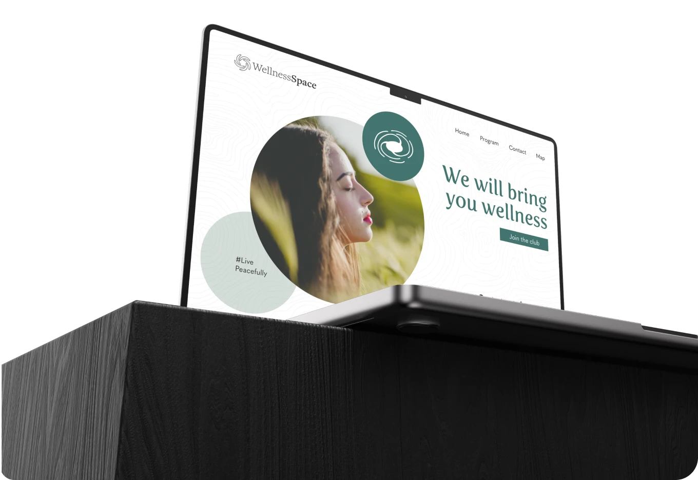 An Image Of A Laptop Featuring A Woman&Apos;S Face.