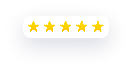 A Rectangular Icon With Five Yellow Stars In A Row, Indicating A Five-Star Rating, On A Dark Background Serves As A Testament To Our Service Quality And An Insight Into Who We Can Help.