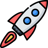A Cartoon Rocket With A White Body, Two Blue Windows, And Red Fins Is Depicted. The Rocket&Apos;S Flame Is Visible, Suggesting It Is In Motion. This Image Could Captivate Audiences And Enhance Your Seo Strategy By Adding Engaging Visuals To Your Online Content.