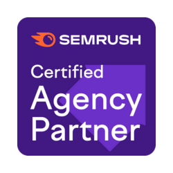 Semrush Certified Agency Partner Badge