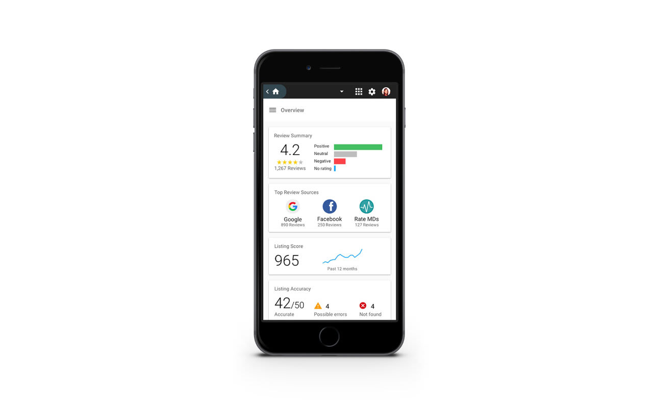 Manage your reputation on the go