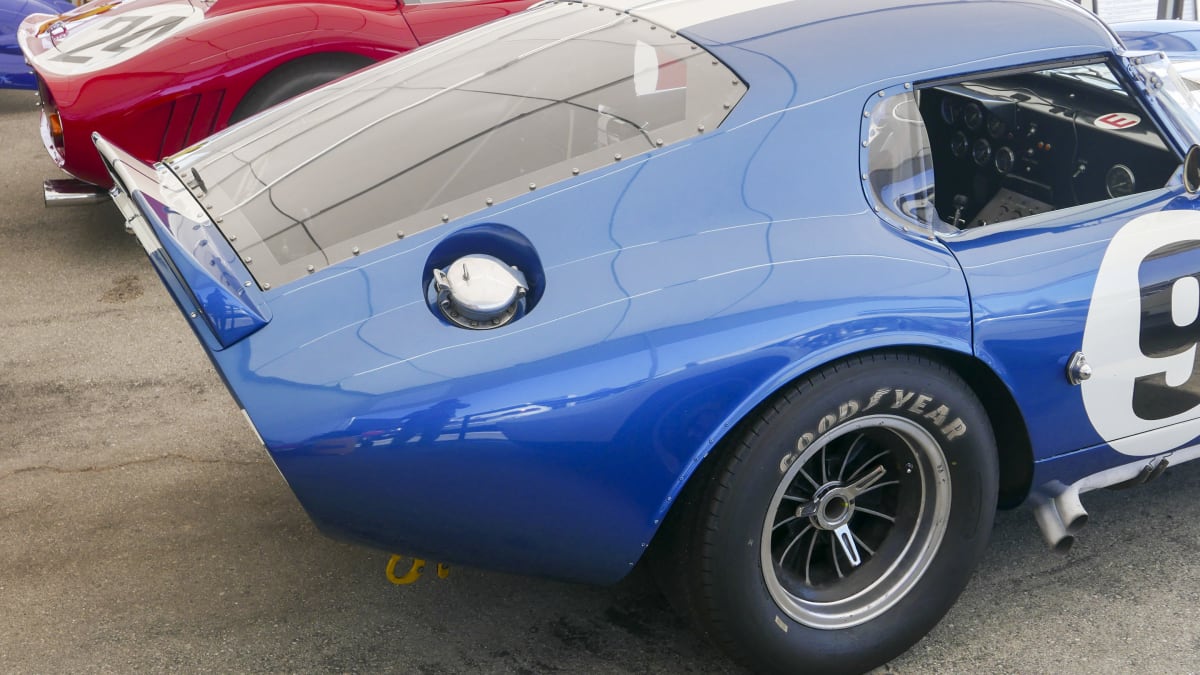 Image of classic car at the 2021 Pebble Beach Concours dElegance.