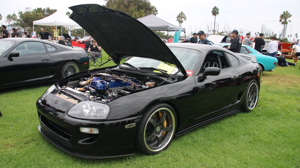 black Toyota Supra at the 11th annual JCCS