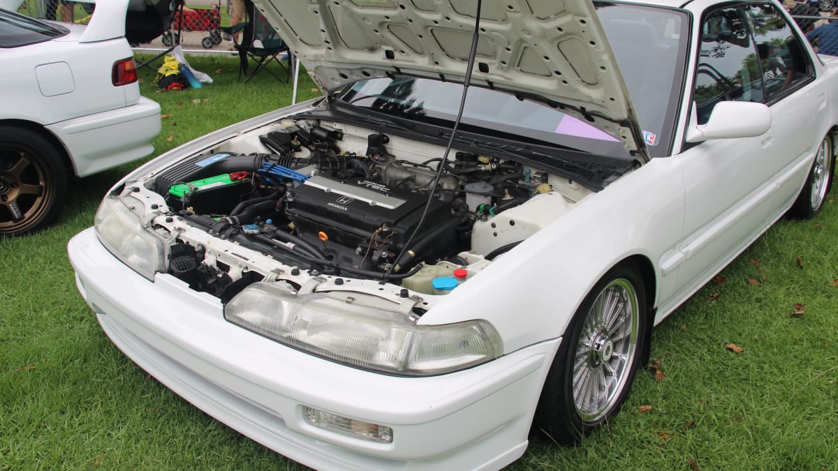 white Acura Integra sedan DB1