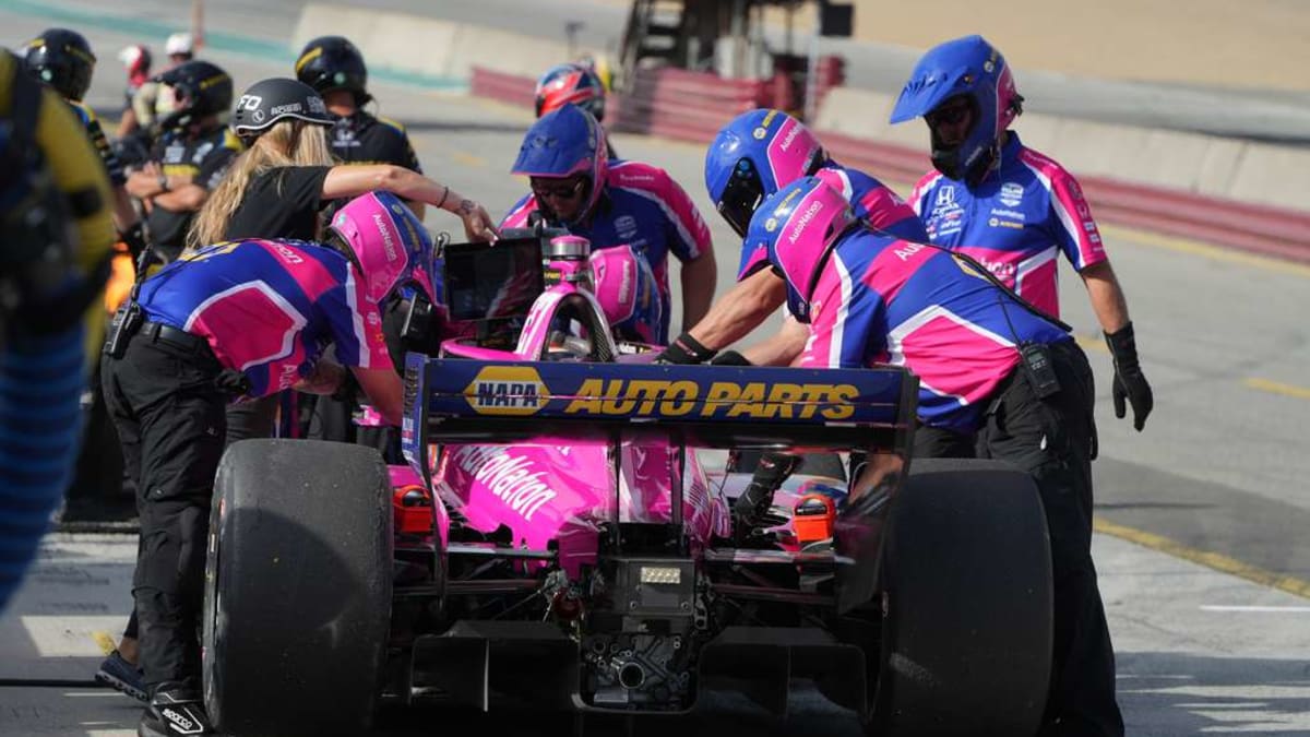 photo from the season-ending IndyCar race at WeatherTech Raceway Laguna Seca