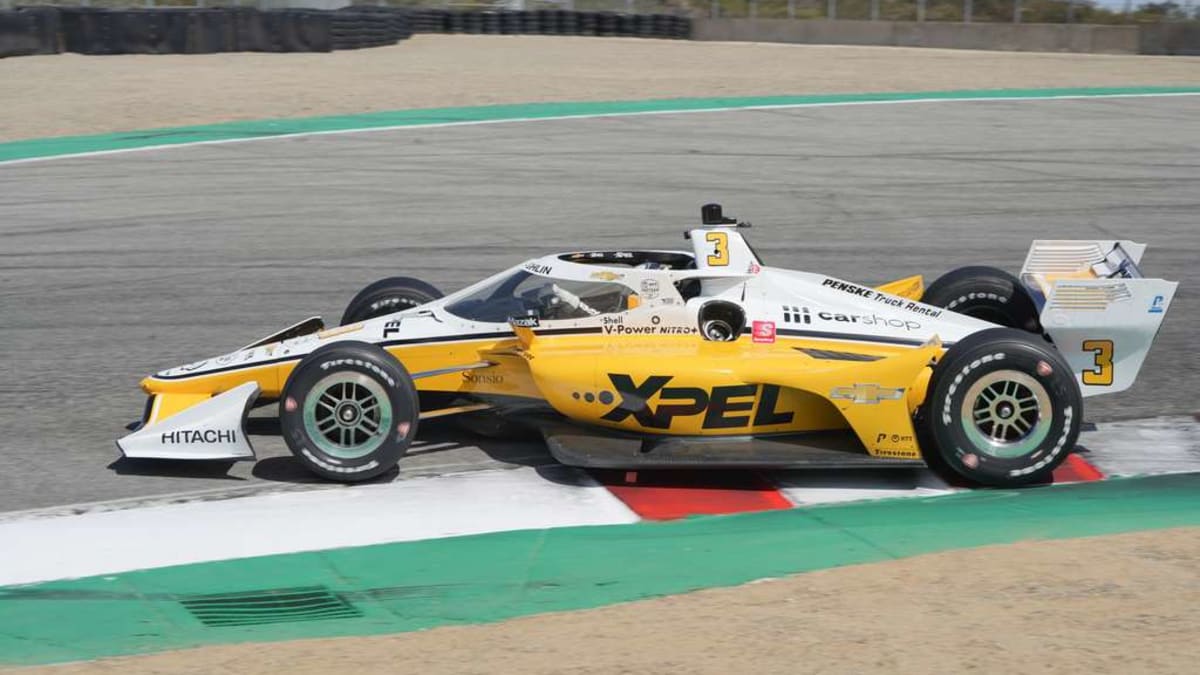 photo from the season-ending IndyCar race at WeatherTech Raceway Laguna Seca