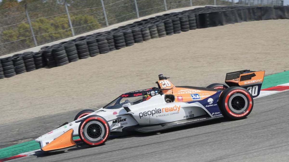 photo from the season-ending IndyCar race at WeatherTech Raceway Laguna Seca
