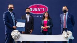 Groundbreaking ceremony at Bugatti Newport Beach