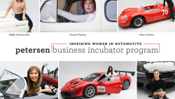 a collage of inspiring women in the automotive industry