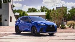 image of a blue Lexus NX