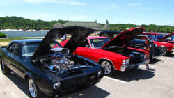 image of a car show