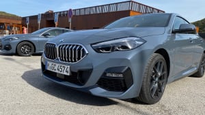 BMW 2 front with signature BMW grille