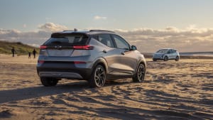 Chevy Bolt EUV on beach