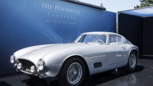 image of the winning car at The Peninsula Classics