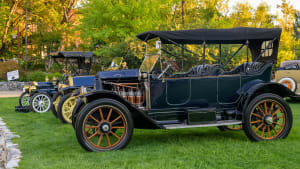 old classic car at the concours