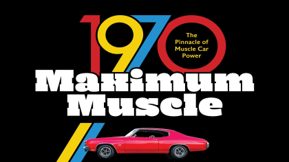 the cover of the book "1970 Maximum Muscle"