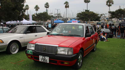 red white Toyota Comfort Hong Kong Taxi at the JCCS 2022