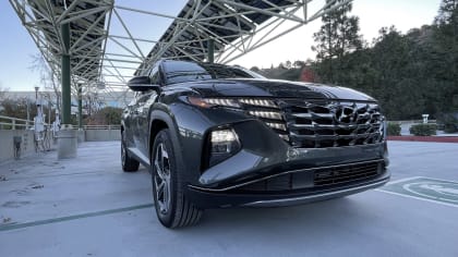 front quarter via of the 2023 Hyundai Tucson