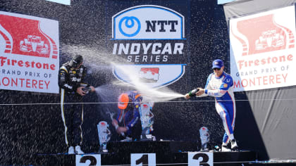 celebrations on the podium