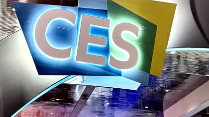 image of the CES sign at the convention