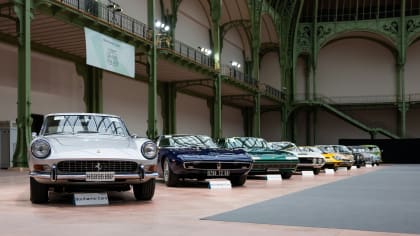 cars on display