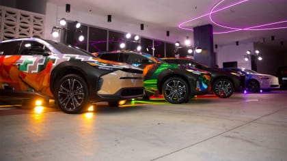Toyota bZ4X works of art