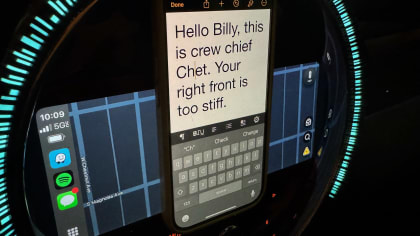 Race car driver has a new AI crew chief