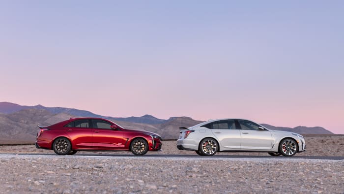cadillac blackwing ct4-v ct5-v barrett-jackson black ambition
