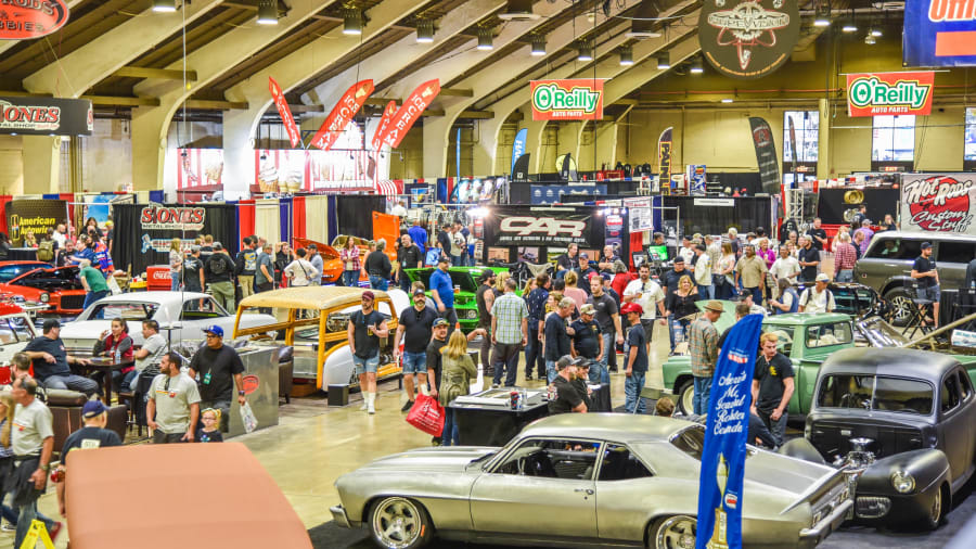 an overview of the car meet, taken at last year's event.