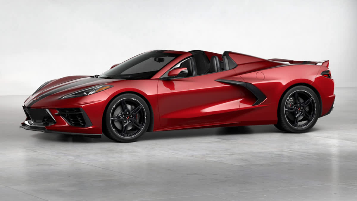 red Corvette convertible - like the one you can win at Watkins Glen.