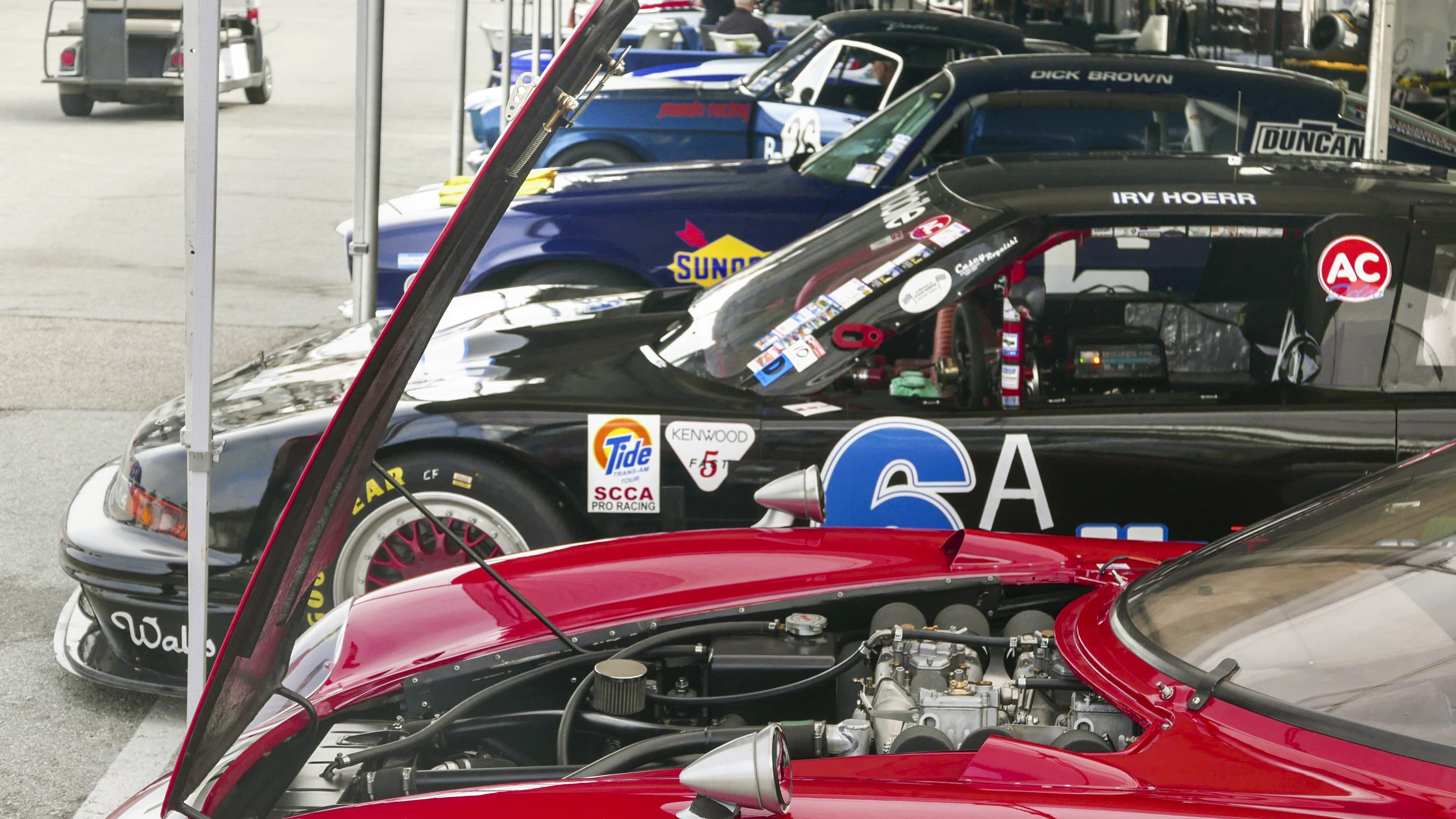 Image of classic car at the 2021 Pebble Beach Concours dElegance.