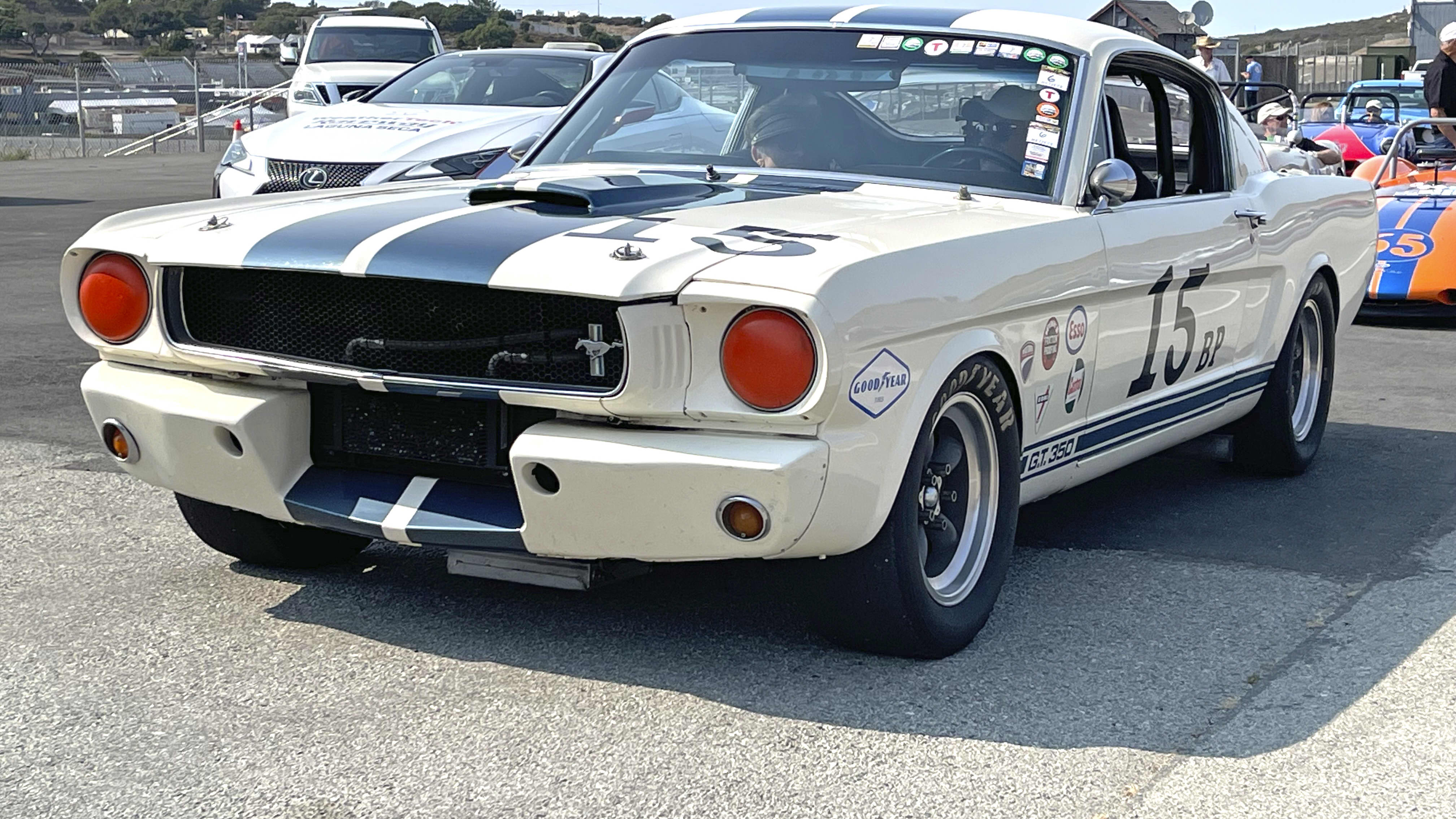 Image of classic car at the 2021 Pebble Beach Concours dElegance.