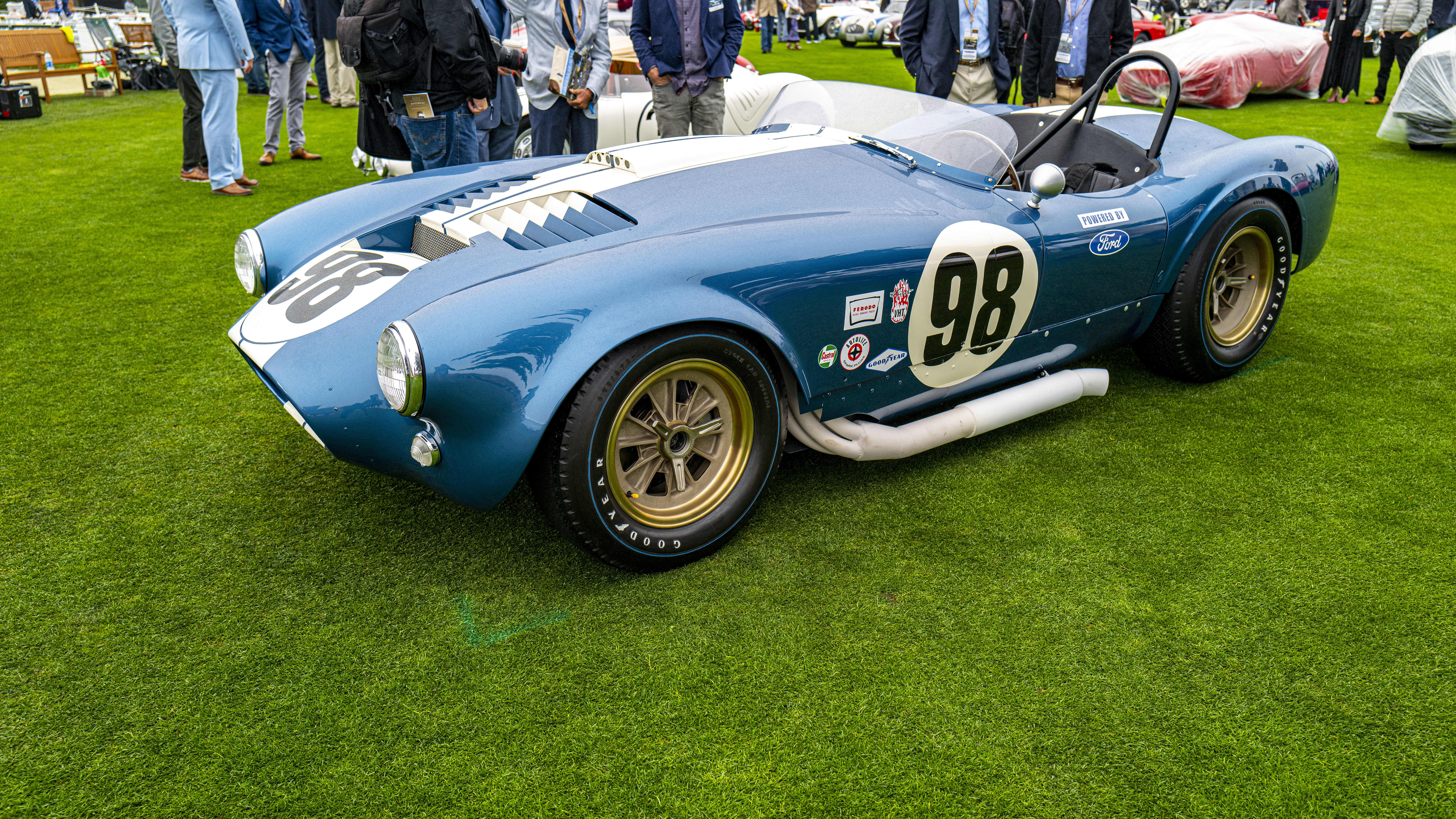 Image of classic car at the 2021 Pebble Beach Concours dElegance.