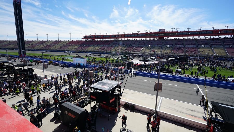 overview of the NASCAR Cup in Fontana 2022
