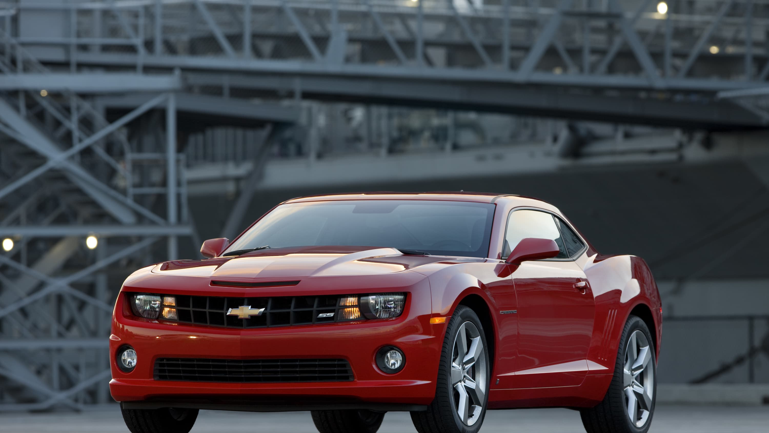 a red 2010 Camaro
