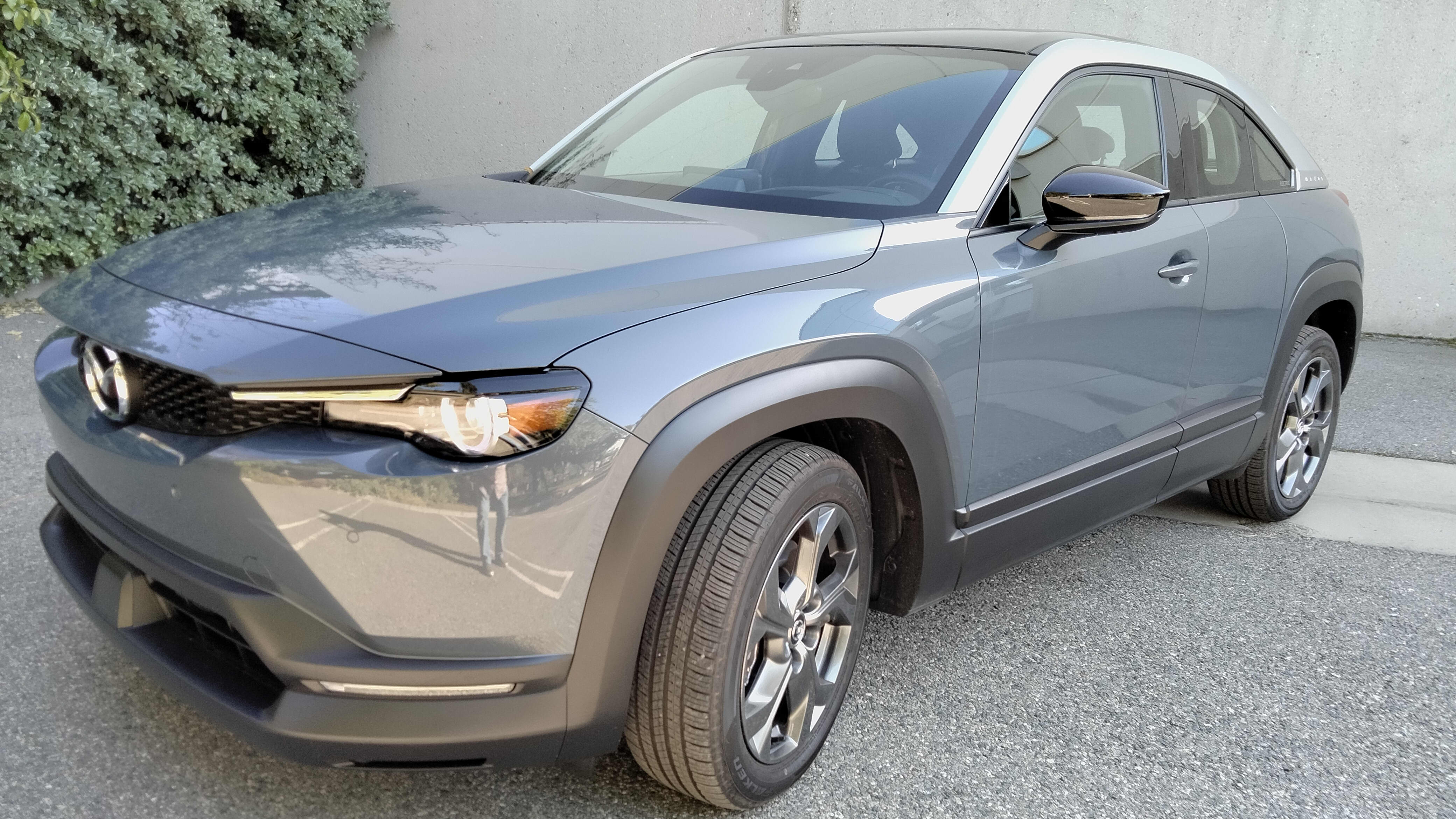 front three quarters of the 2022 Mazda MX-30