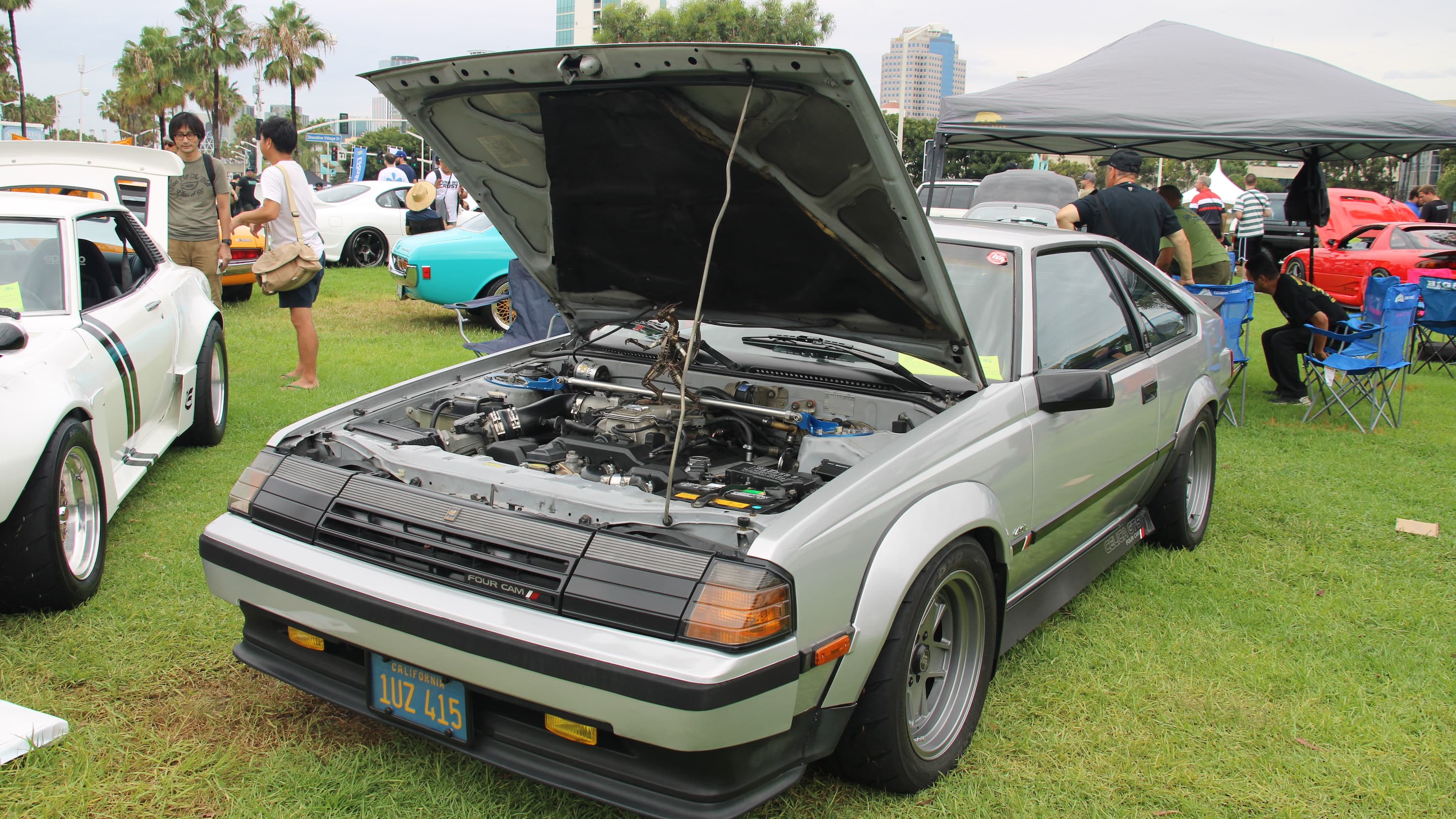 Silver Toyota Celica GTS - owner: Frank De Jesus