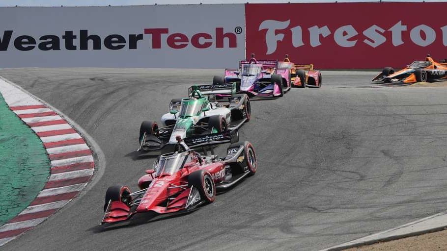 photo from the season-ending IndyCar race at WeatherTech Raceway Laguna Seca