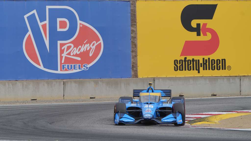 photo from the season-ending IndyCar race at WeatherTech Raceway Laguna Seca