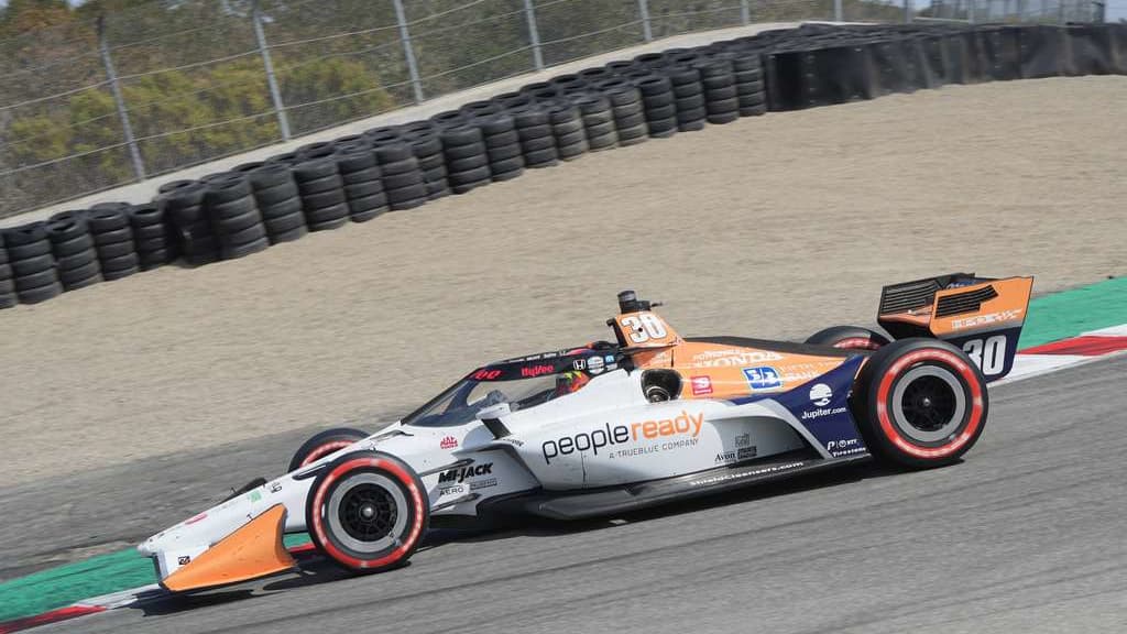 photo from the season-ending IndyCar race at WeatherTech Raceway Laguna Seca
